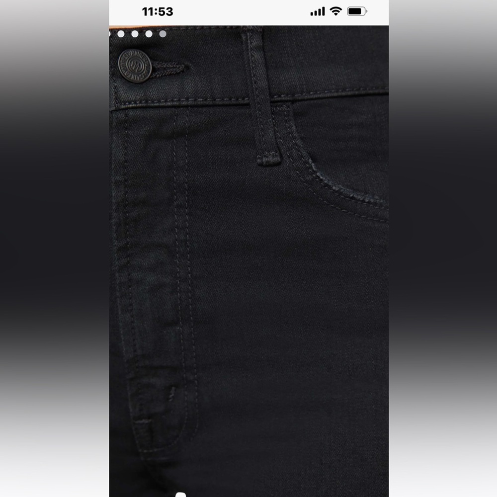 Mother Jeans LIL Hustler ankle fray not guilty size 25 new - Picture 5 of 9